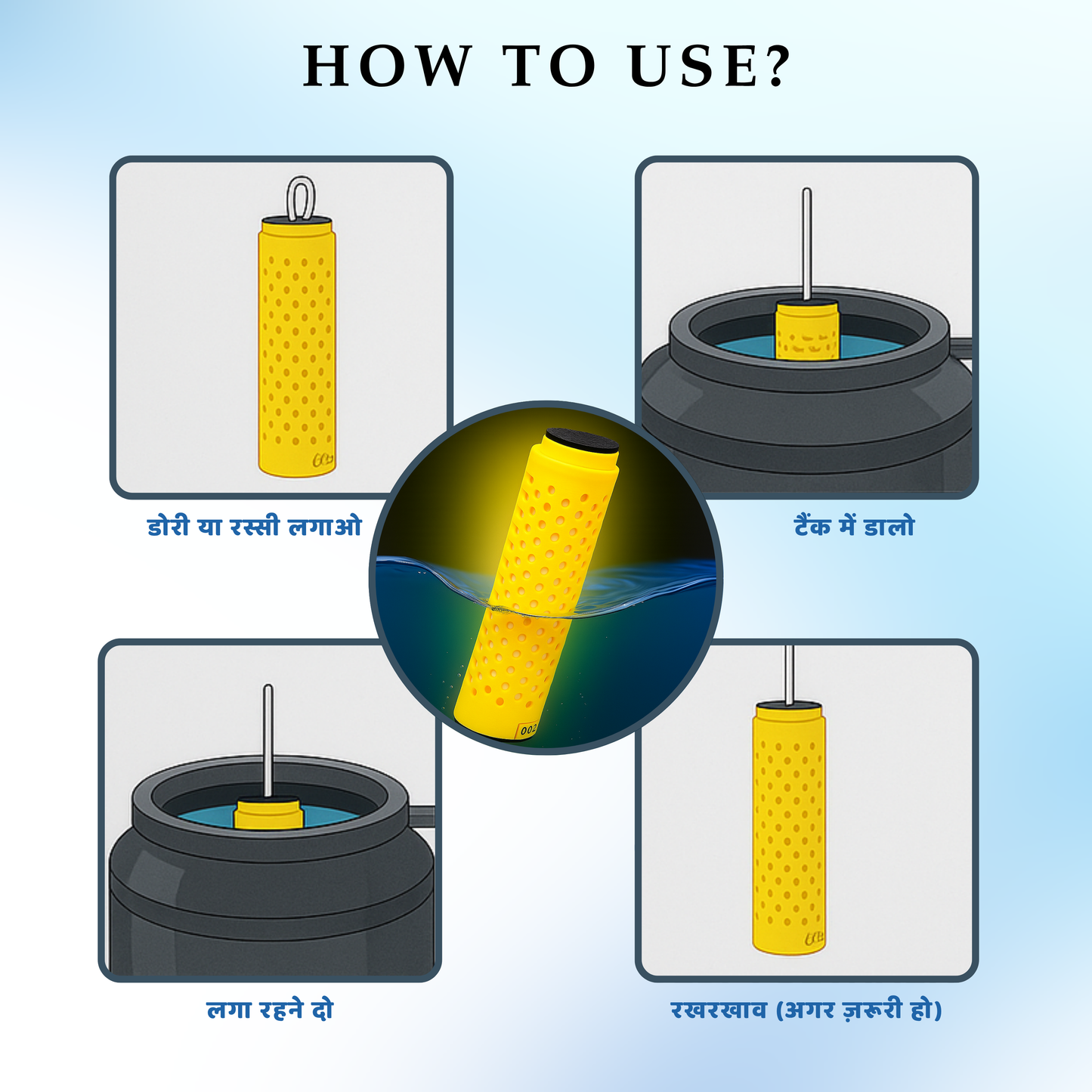 Mr.SoftTank Water Softener Bottle.